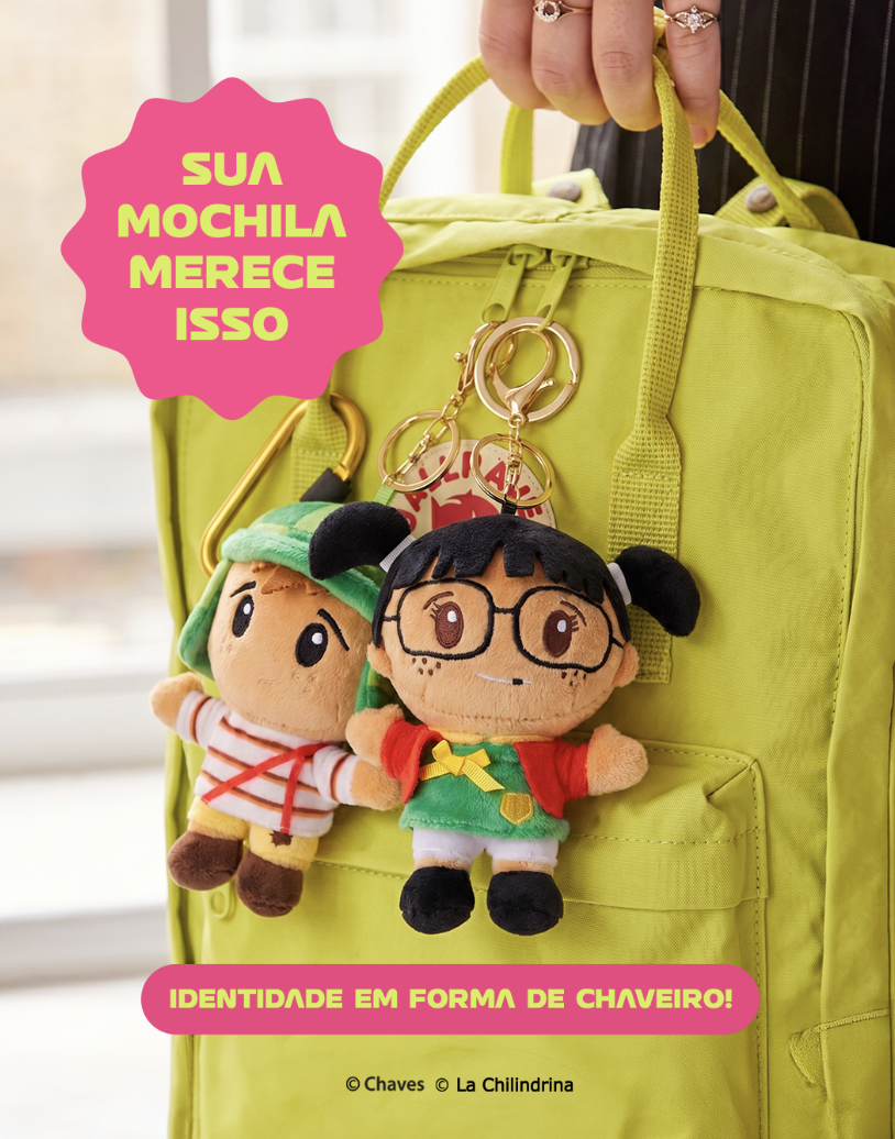 Chaveiro na mochila